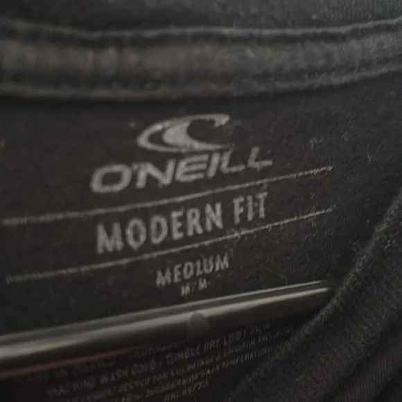 O'Neill Black Short Sleeve Tee with Logo - Picture 3 of 3